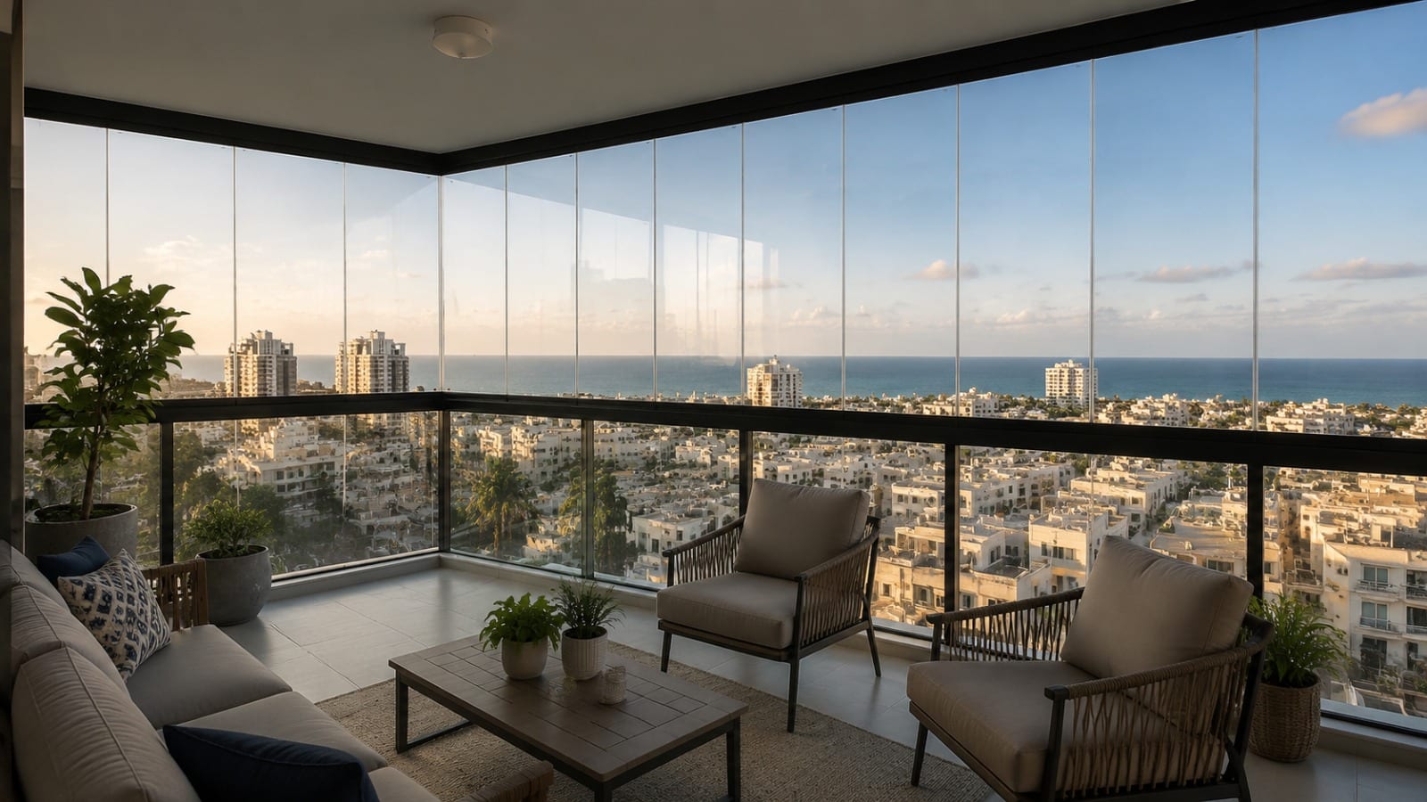 זכוכיות נאספות — רביב-ים פתרונות הצללה