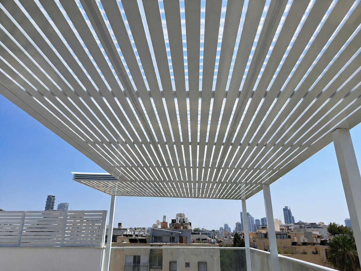פרגולות אלומיניום — רביב-ים פתרונות הצללה